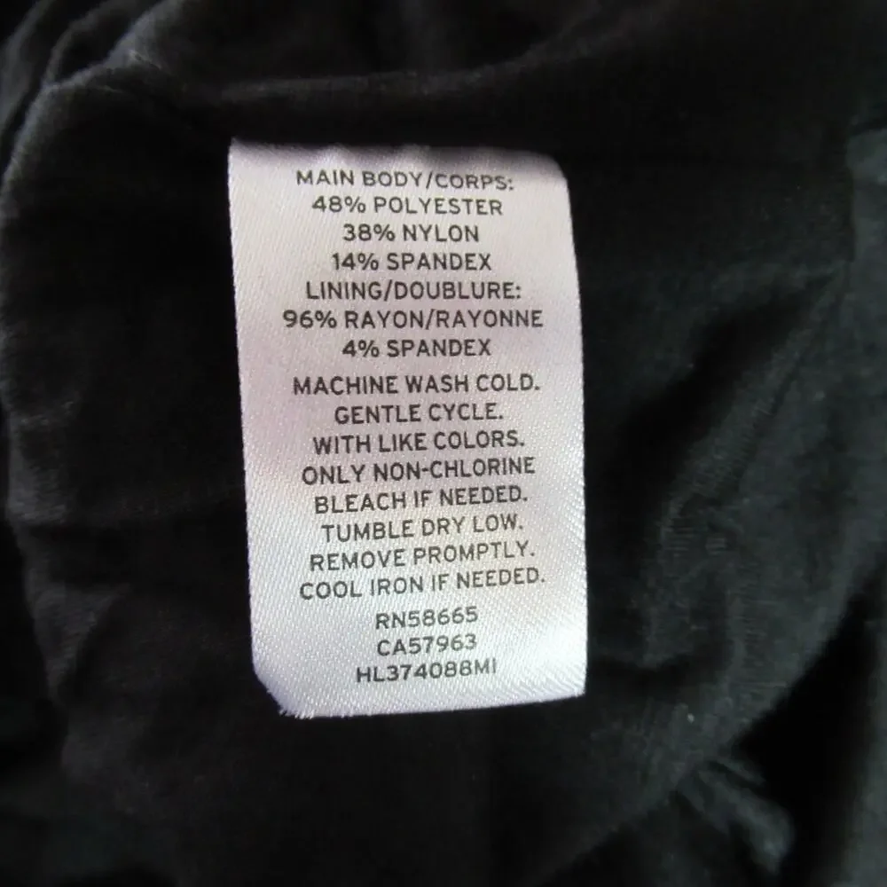 Trouve Dress Women Medium Black Velvet Geometric Dark Romance Goth Vamp Club NWT